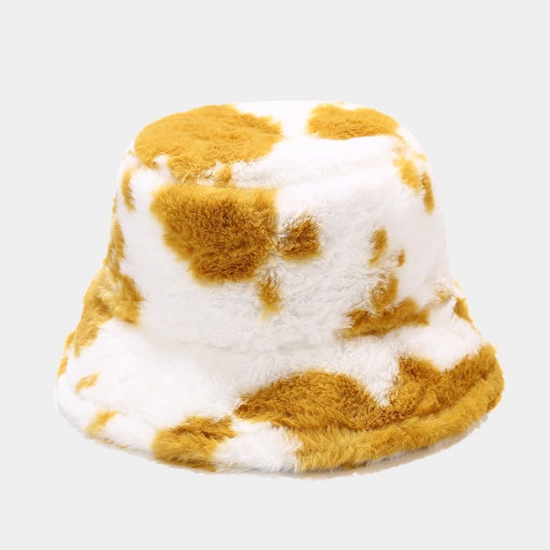 BK00071 Podzimní zimní dámská čepice Cow Print